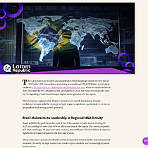 Latin America M&A market grows 7% in Q1 2025